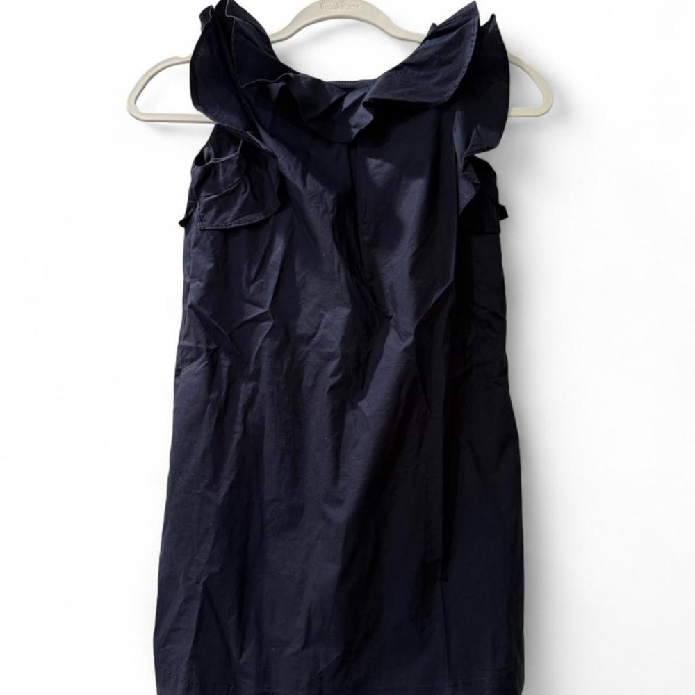 Crew cuts Kids Stylish Navy Ruffle Dress